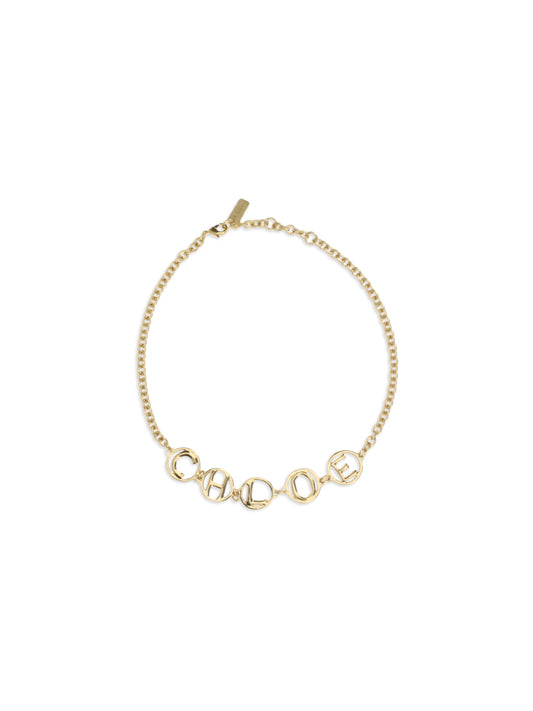 CHLOÉ Script choker Necklace