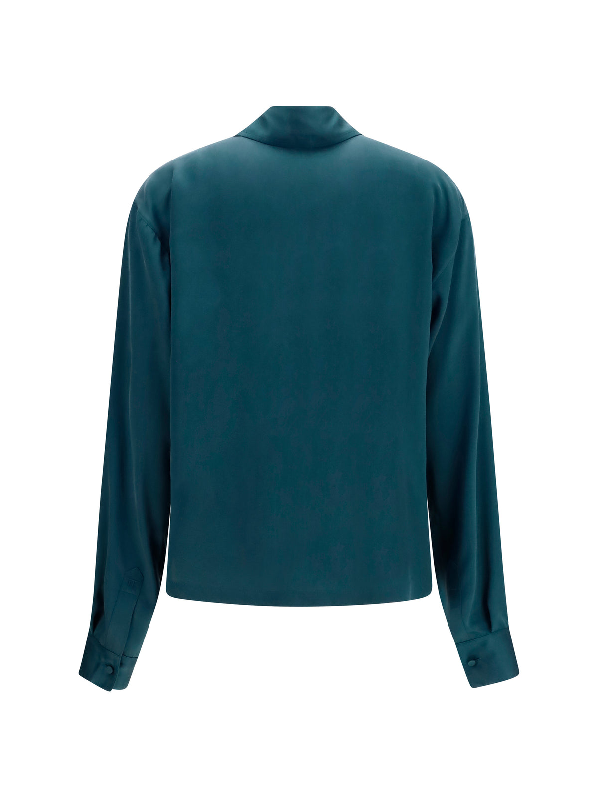 Tom Ford Deep V-neck silk Shirt - Teal