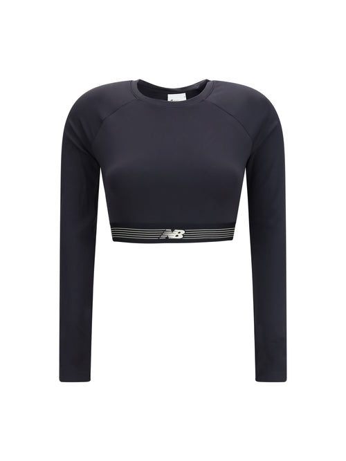 New Balance AC Long-Sleeve Sports Top - Black
