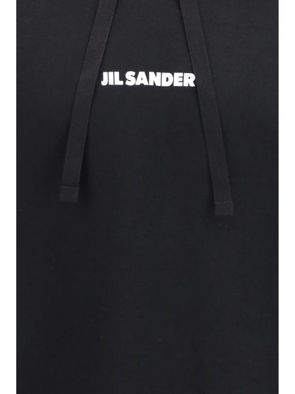 JIL SANDER Cotton logo-detail Hoodie