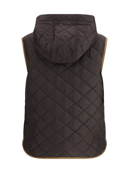 BRUNELLO CUCINELLI Hooded padded Gilet