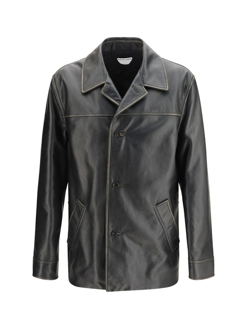 Bottega Veneta Padded leather Jacket - Double Black
