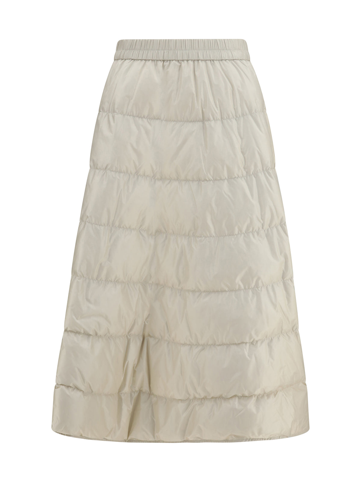 Moncler Padded A-line Skirt - Light Beige