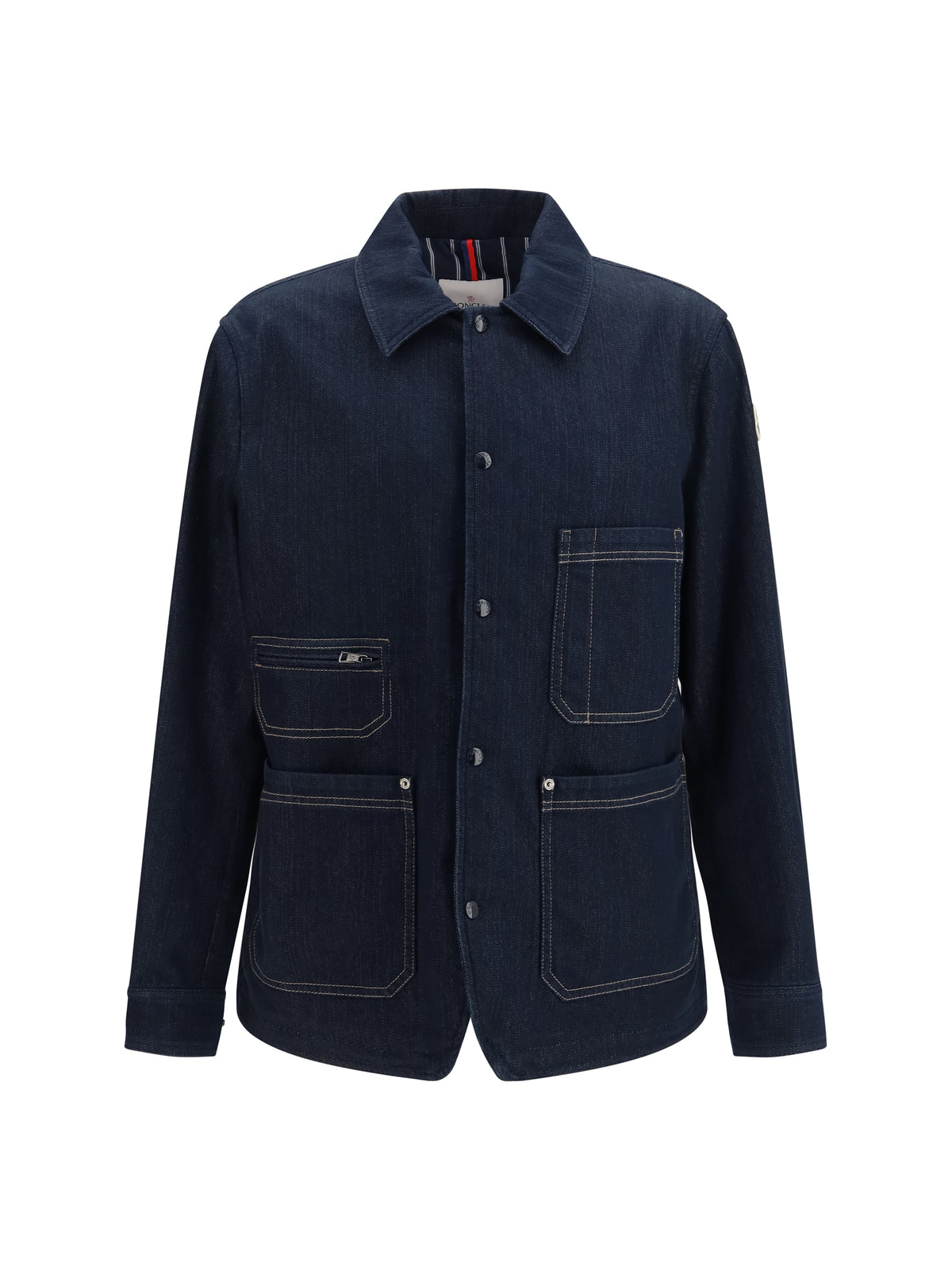 Moncler Haderu denim Shirt Jacket - Dark Blue