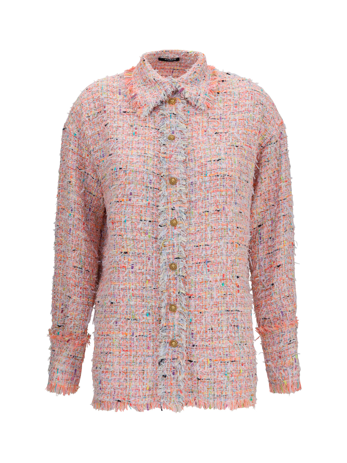 Balmain Tweed Shirt - Multicolor