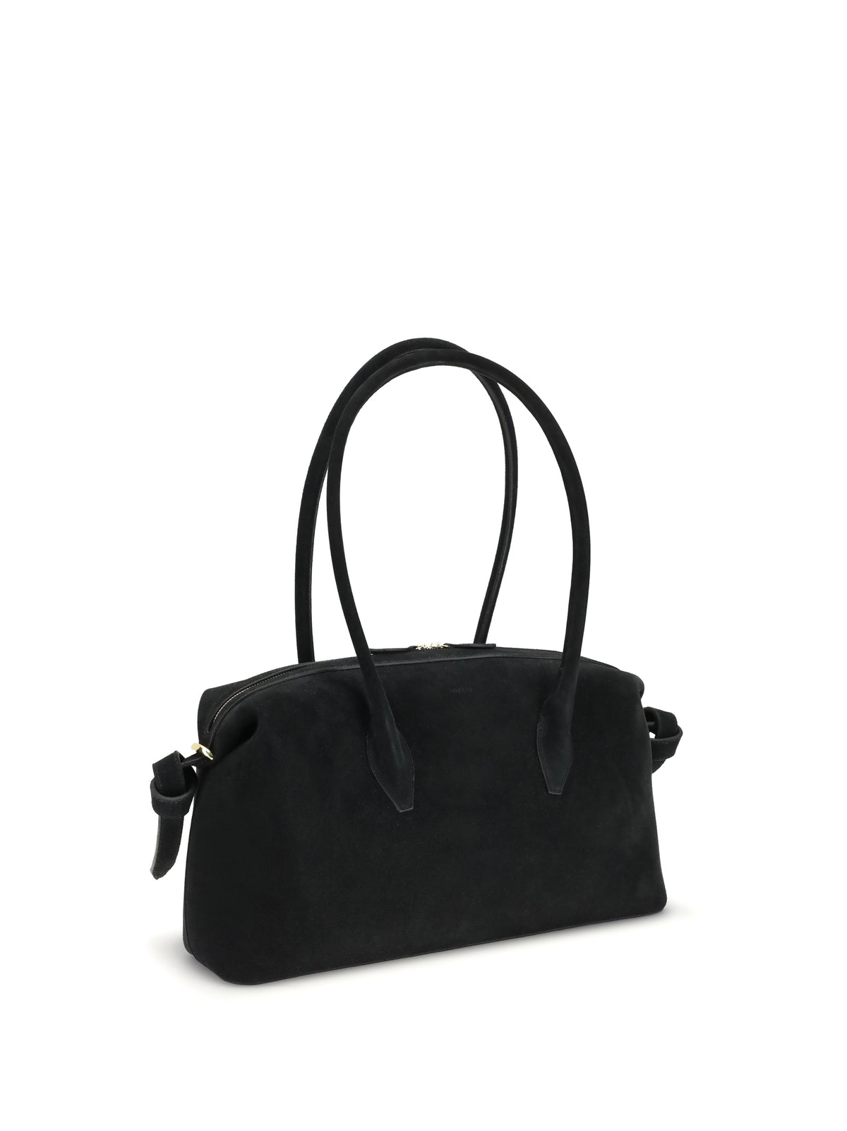 Yuzefi Brioche Shoulder Duffle Bag - Black