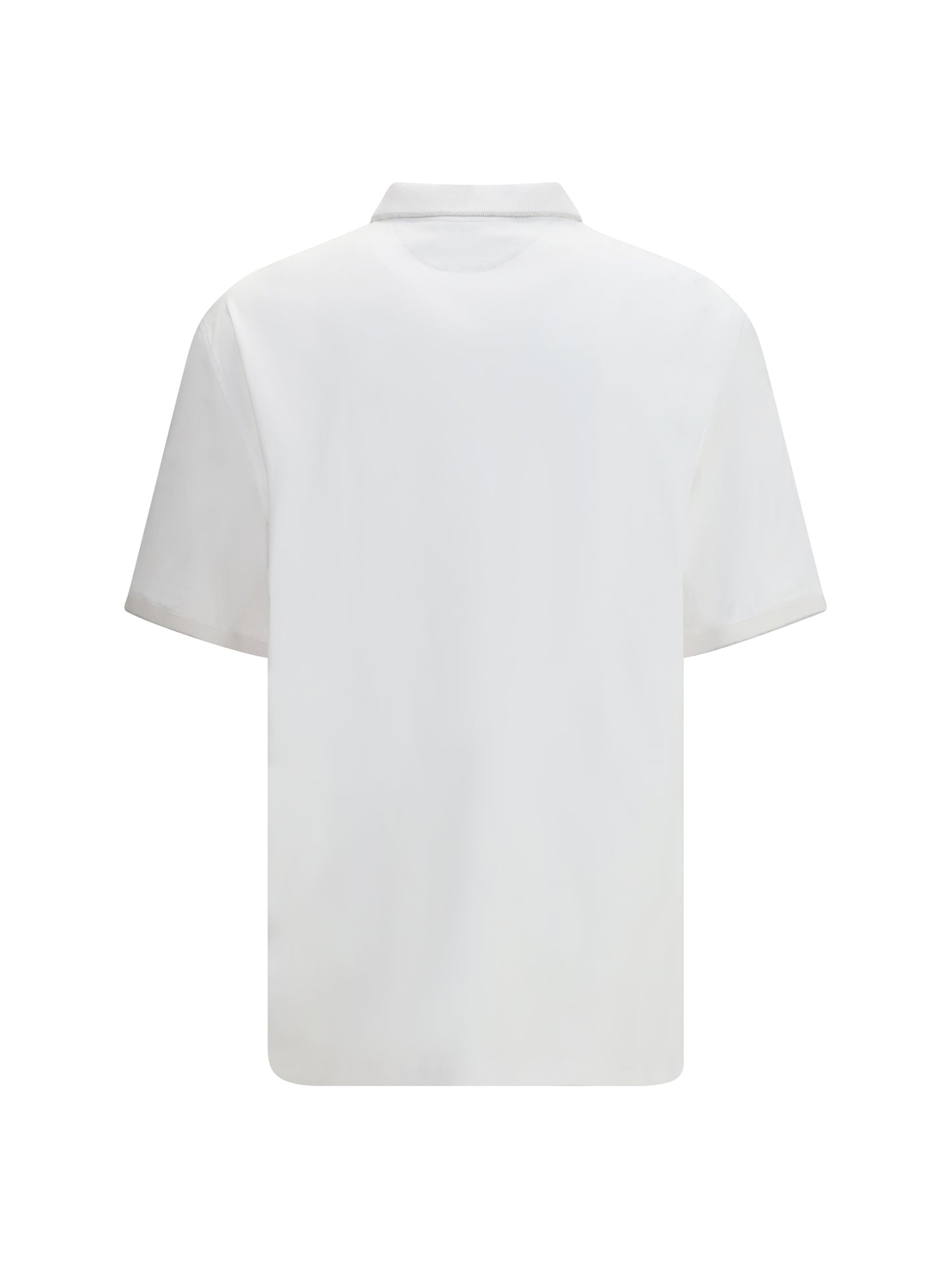 BRUNELLO CUCINELLI Polo in cotton jersey with short sleeves