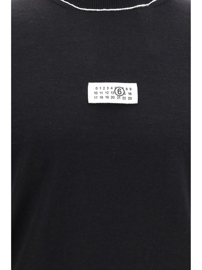 MM6 Maison Margiela Turtelneck Sweater - Black
