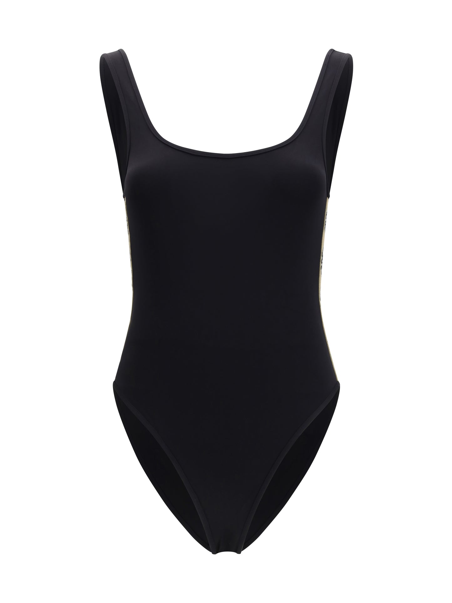 BURBERRY One-piece Swimsuit with Check trim