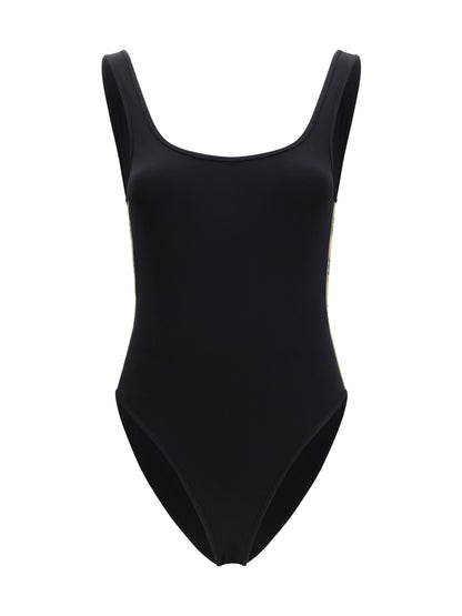 BURBERRY One-piece Swimsuit with Check trim