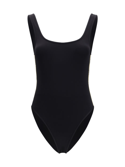 BURBERRY One-piece Swimsuit with Check trim