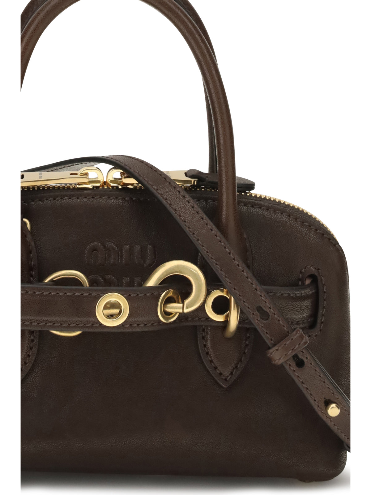 Miu Miu Aventure Mini Nappa leather Handbag - Radica