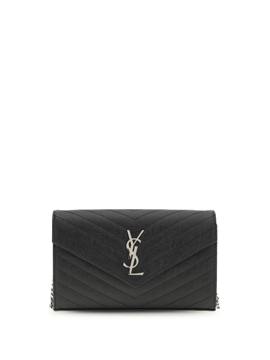 Saint Laurent Chain Wallet - Black