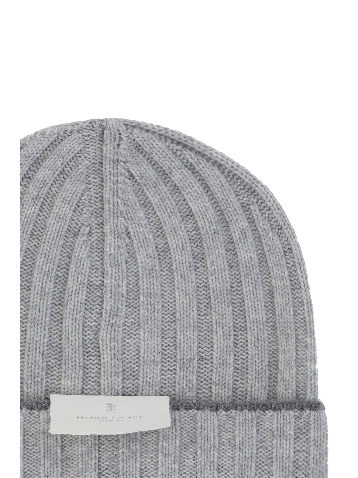 Brunello Cucinelli Beanie Hat - Ciottolo+Grigio Dark