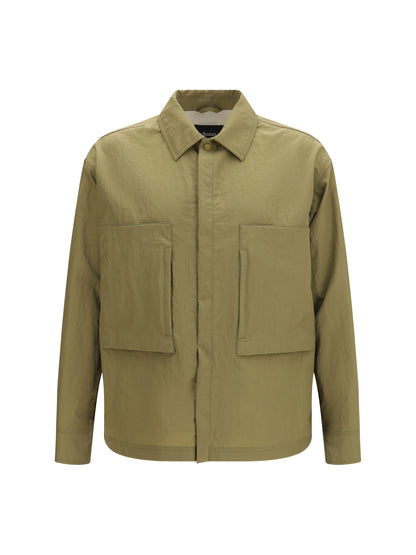 Laminar Shirt Jacket - Green Olive