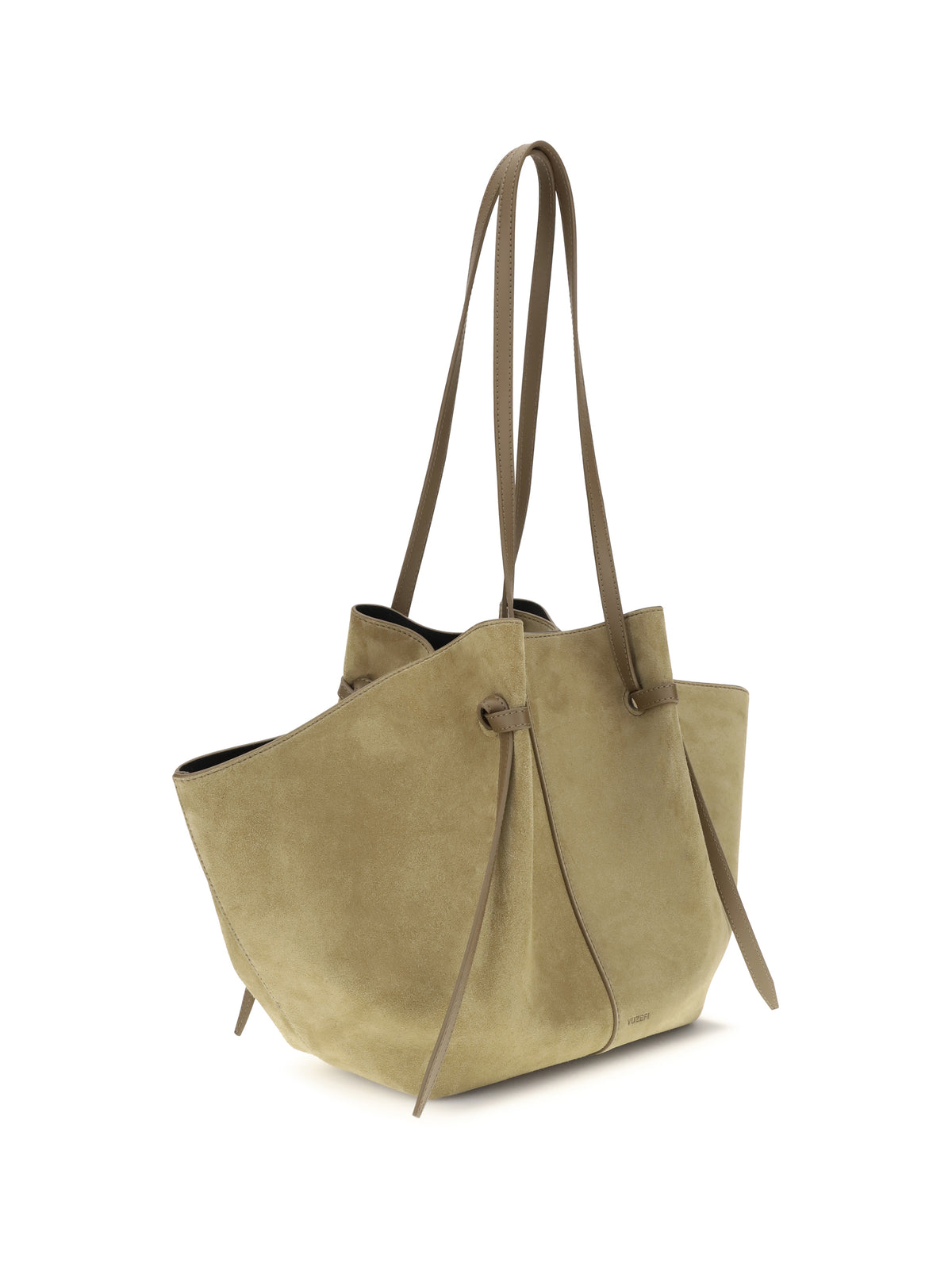 Yuzefi Suede leather Shoulder Bag - Fennel