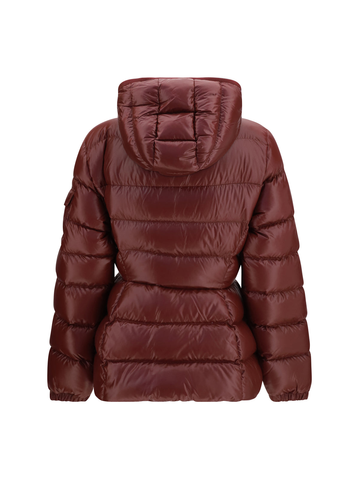 Moncler Barante short Hooded Down Jacket - Dark Red