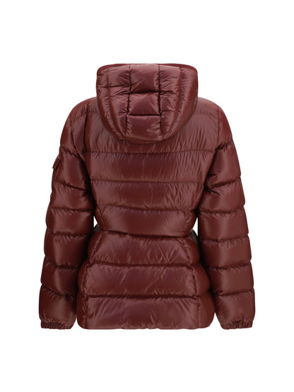 Moncler Barante short Hooded Down Jacket - Dark Red