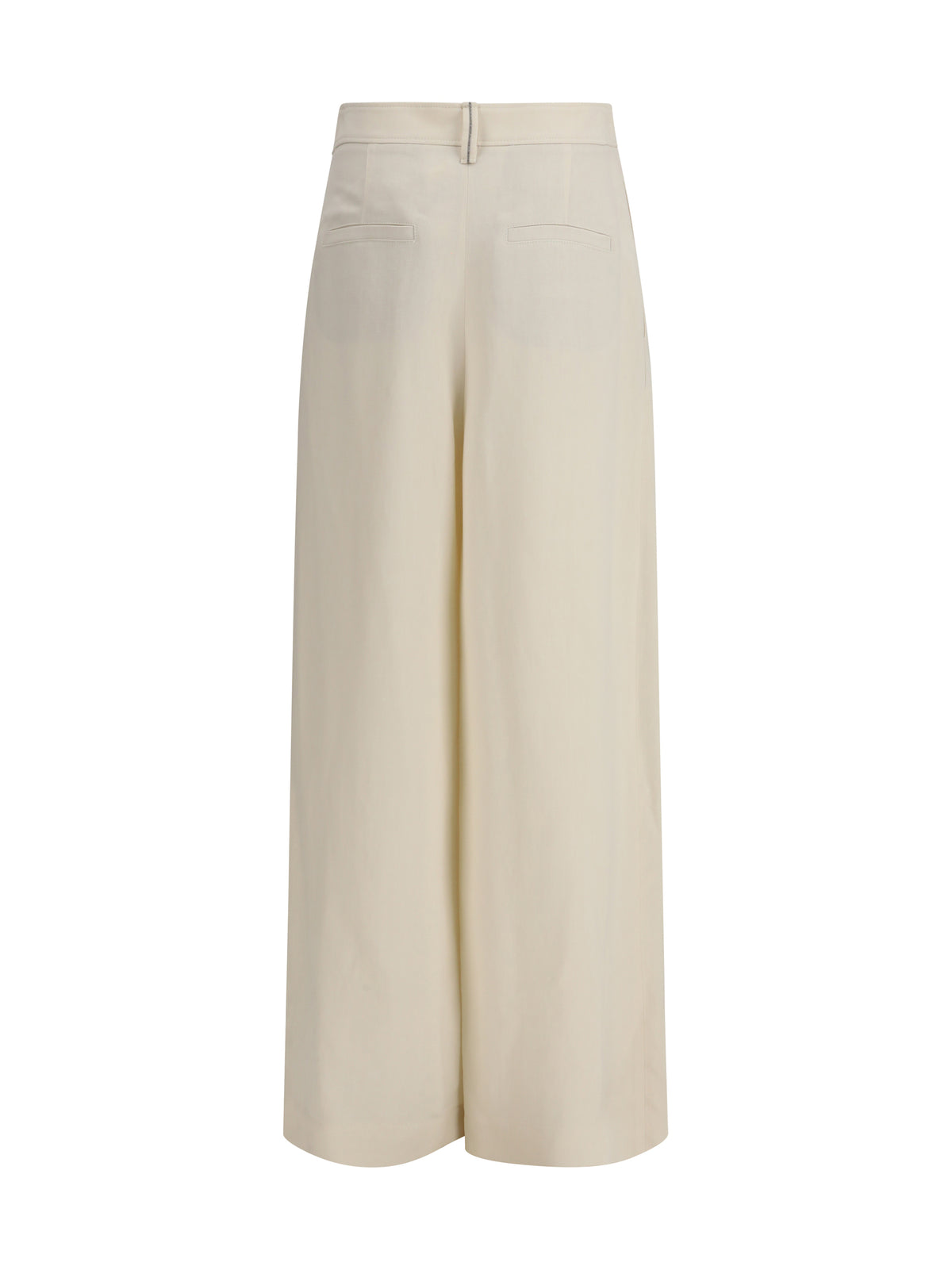 Brunello Cucinelli Crossed Pants - Cream