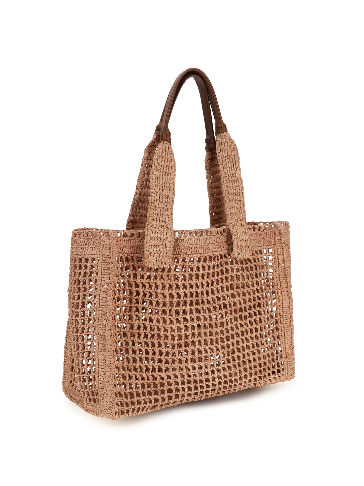 CHLOÉ East-West Summer Banana raffia Tote Bag