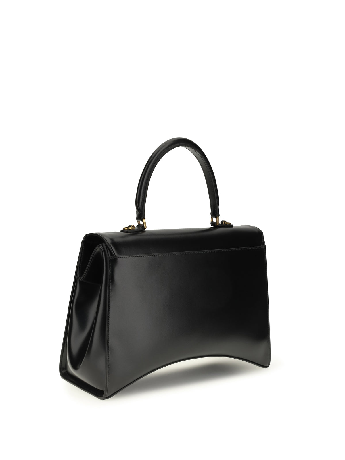 Balenciaga Medium Hourglass Avenue Top Handle Bag - Black