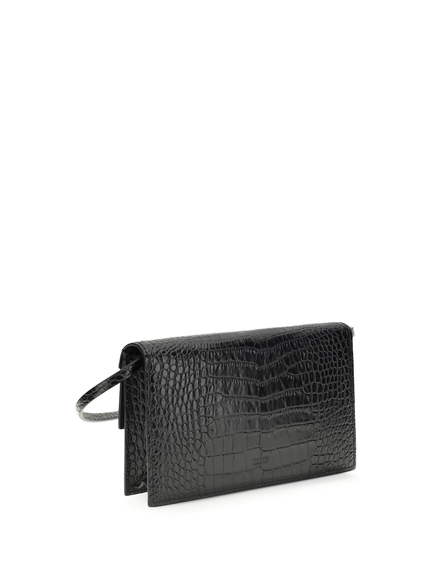 TOM FORD Crocodile Print Shoulder Bag