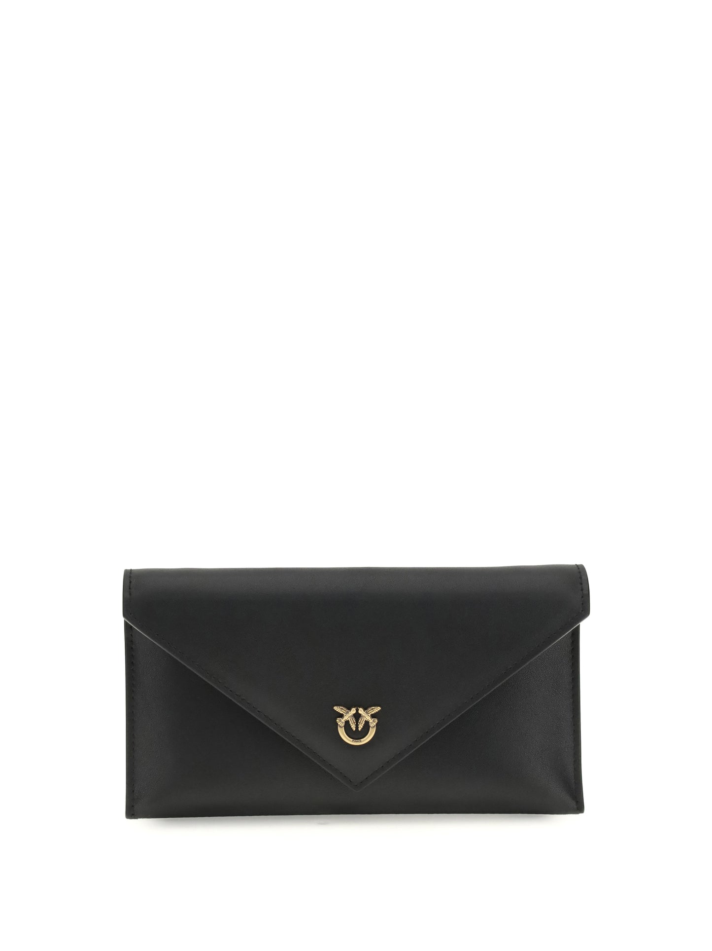 PINKO Love Birds Logo mini Clutch Bag