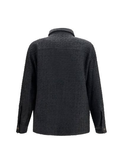 Balmain Tweed buttoned Jacket - Noir