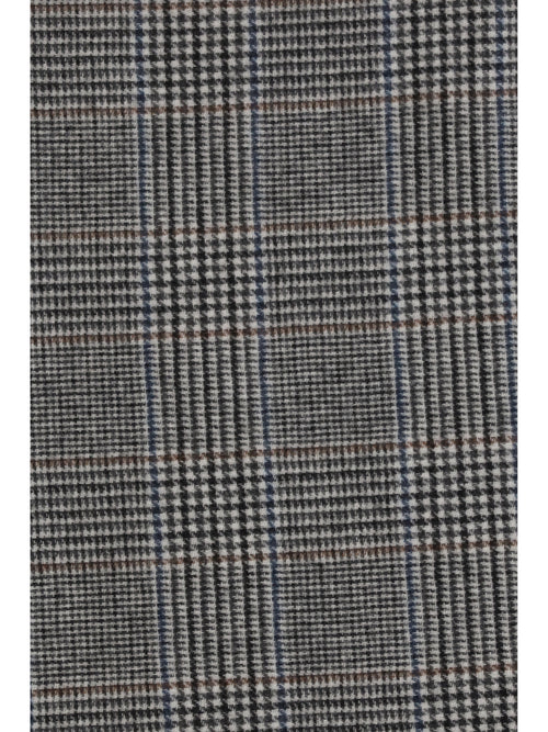 Brunello Cucinelli Cashmere Scarf - Camel+Nero+Bordeaux