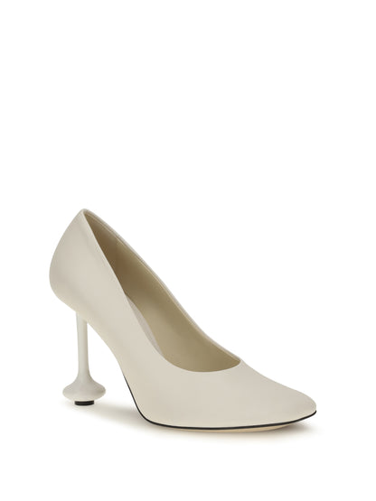 Loewe Toy goat leather Pumps - White