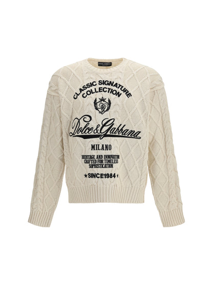 DOLCE & GABBANA Cable-knit Pullover