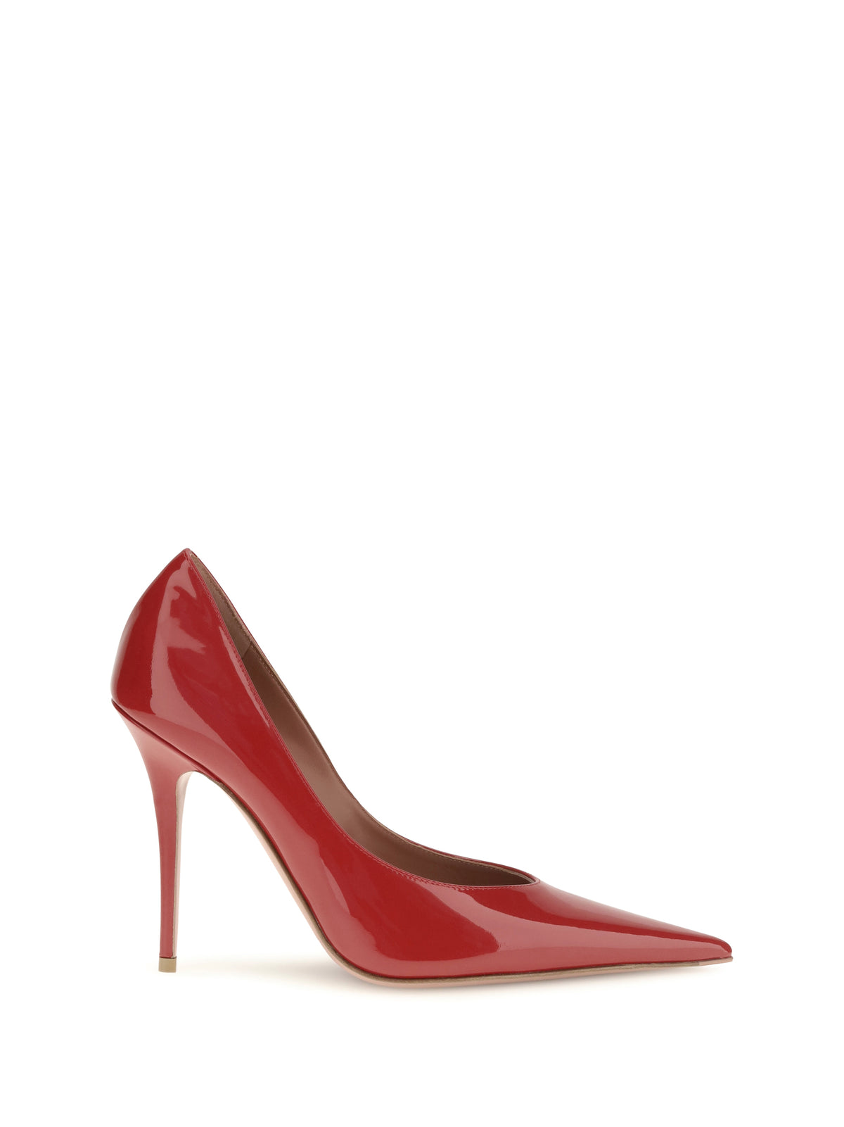 Amina Muaddi Anok Pump 2.0 - Winter Red Patent