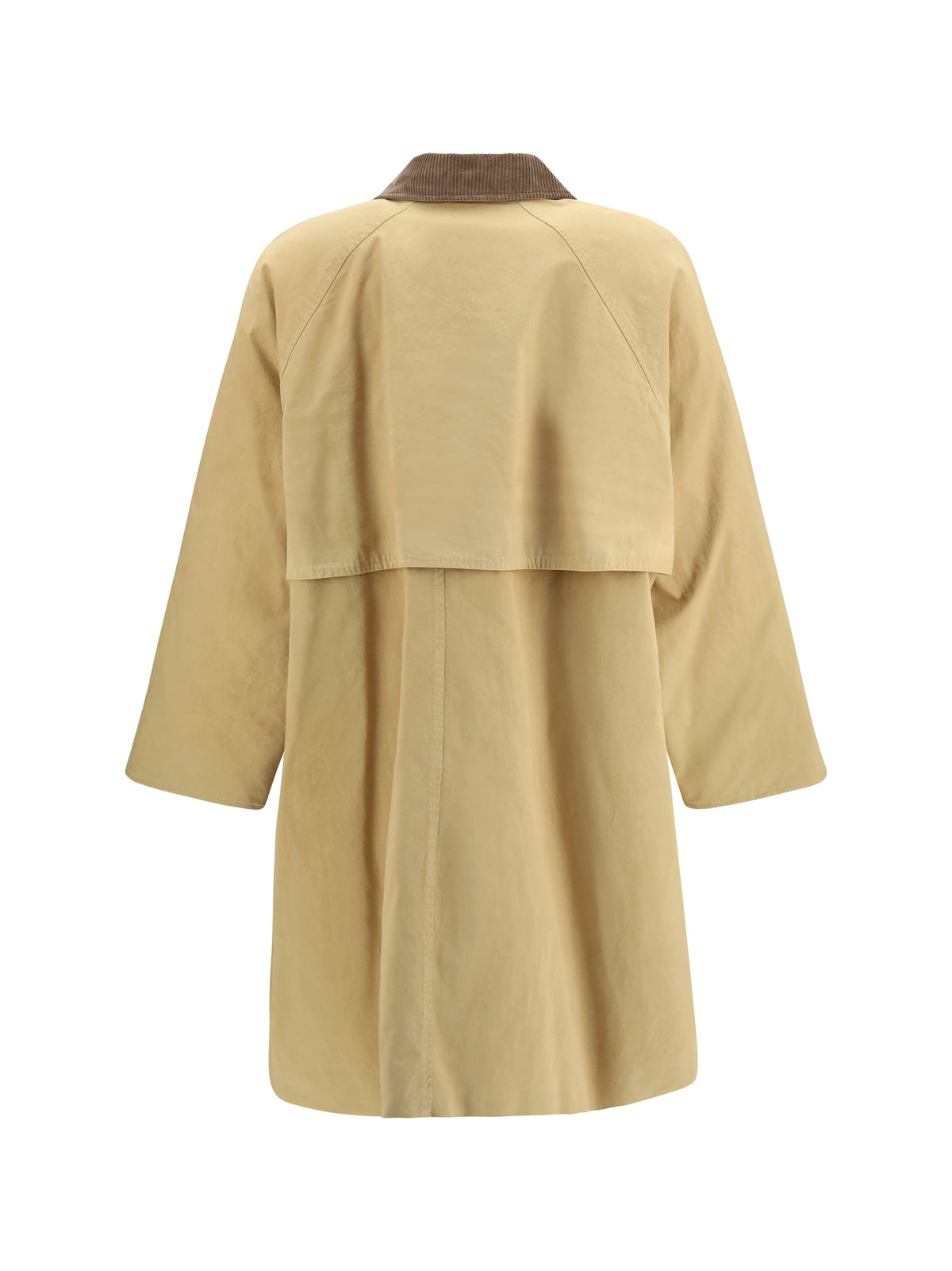 The Row Ina cotton gabardine Coat - Tobacco
