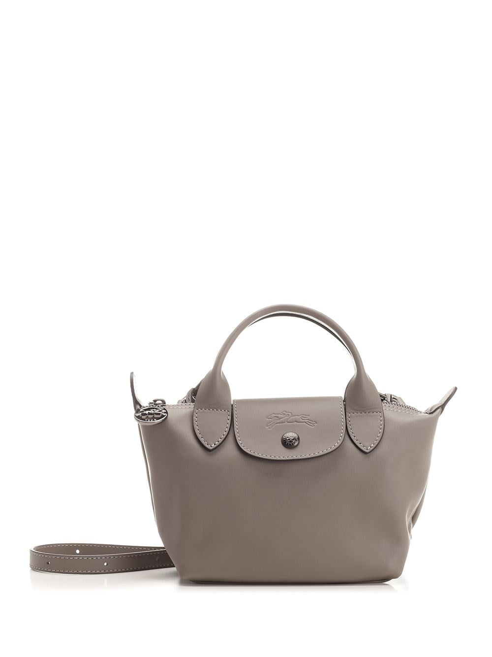 Longchamp Paris Le Pliage Xtra Xs Handle Bag - Grey