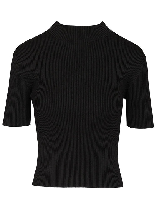 Cfcl Short Sleeve Fitted Top - Black