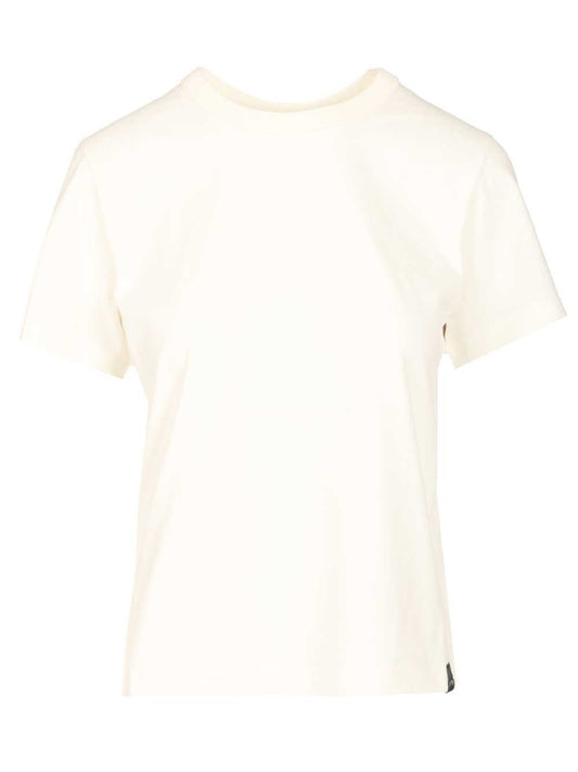 Courreges T-Shirt With Embroidered Logo - White