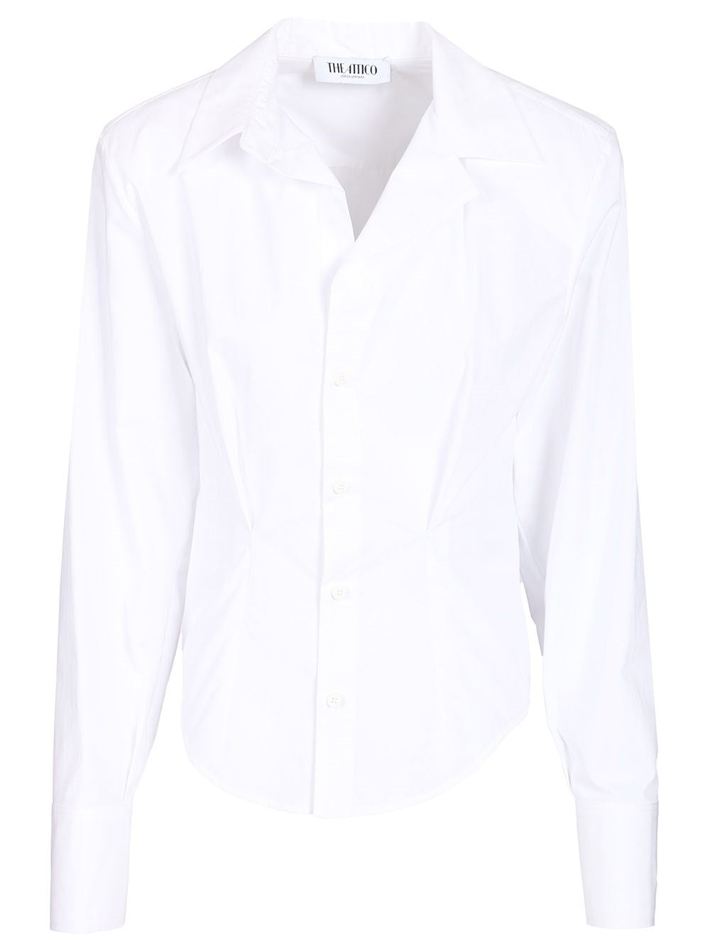 The Attico Cotton Poplin Shirt - White