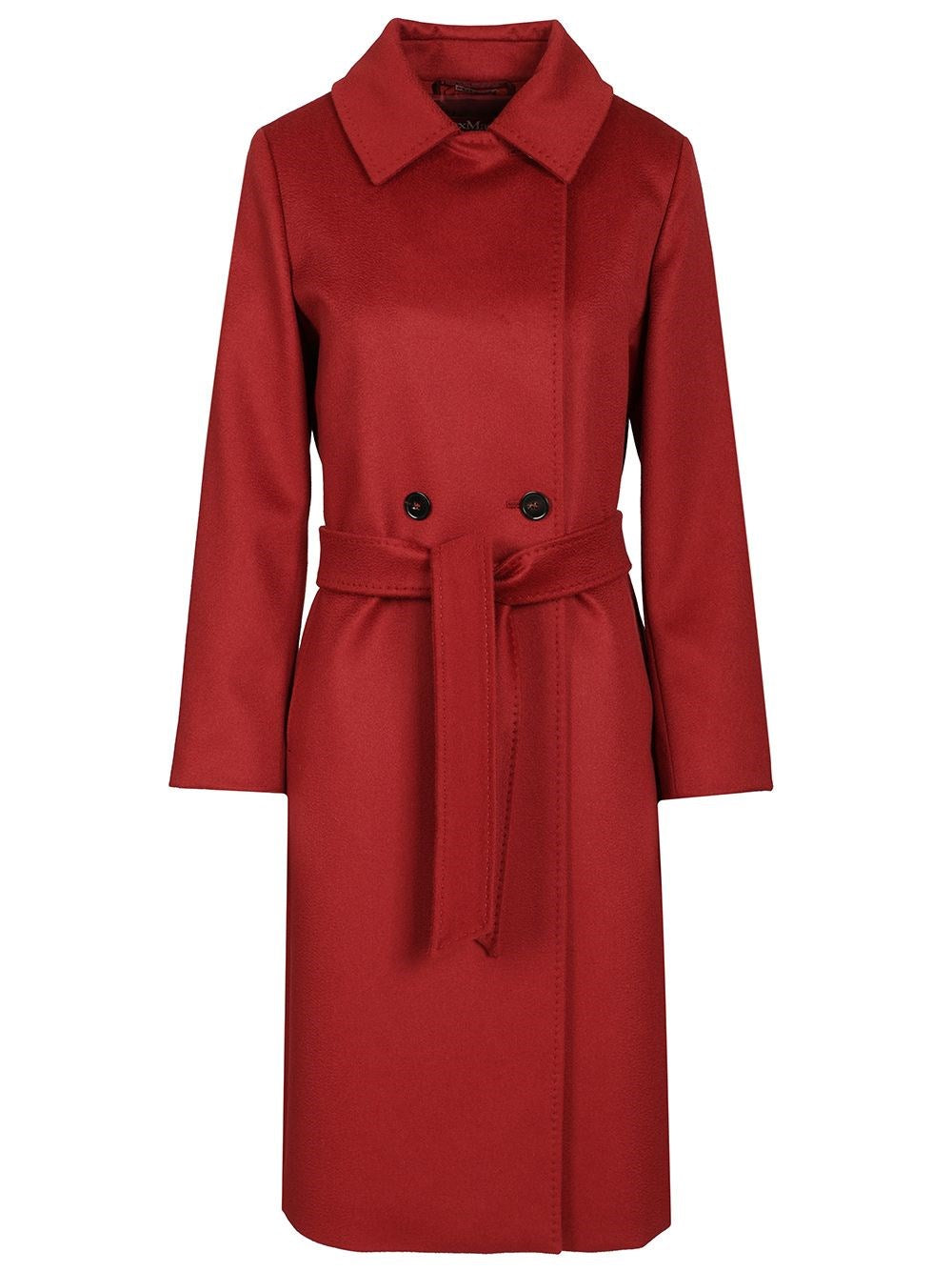 Studio Max Mara Robe Coat - Red