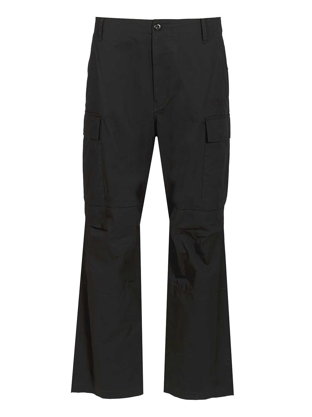 Mm6 Maison Margiela Cargo Pants - Black