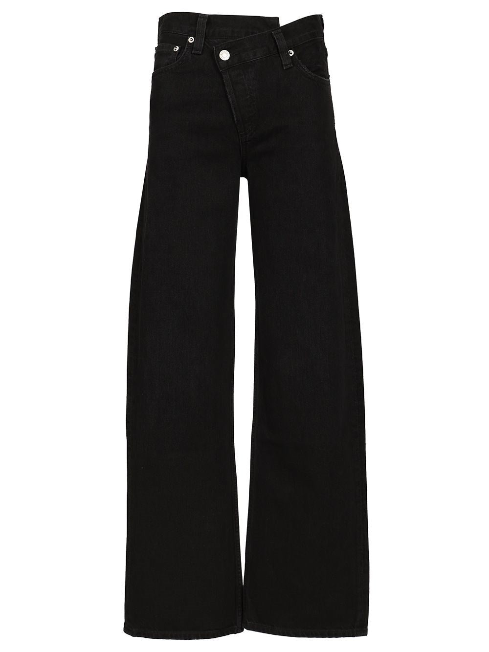 Agolde "Arc Criss Cross" Jeans - Black