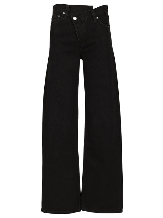 Agolde "Arc Criss Cross" Jeans - Black