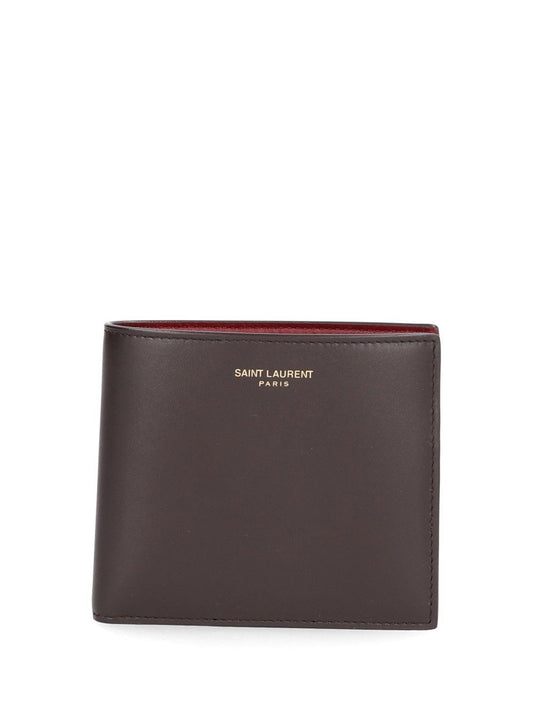 Saint Laurent East/West Wallet - Brown