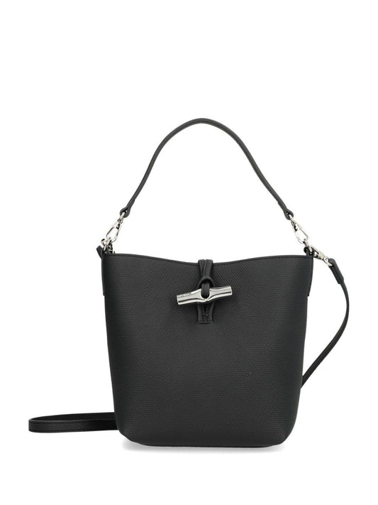 Longchamp Paris "Le Roseau" Xs Bucket Bag - Black