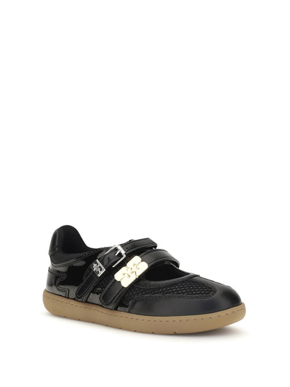 Ganni Sue Ballerinas - Black