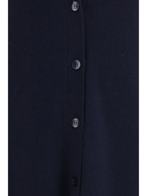 Malo Long cashmere V-neck Cardigan - Blu.