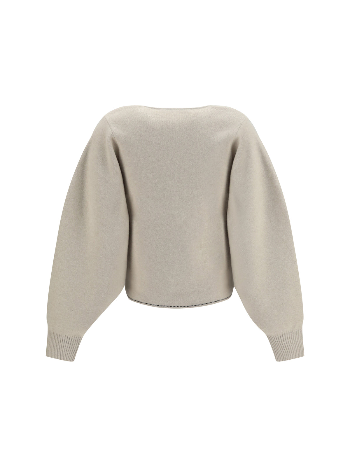Jacquemus Tempo wool-cashmere Cardigan - Light Beige