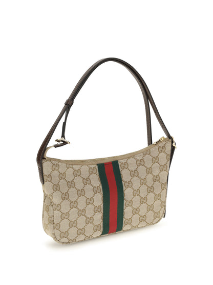 Gucci Small Lunetta Shoulder Bag - Vint.Sand/Dk.Bro/Vrv