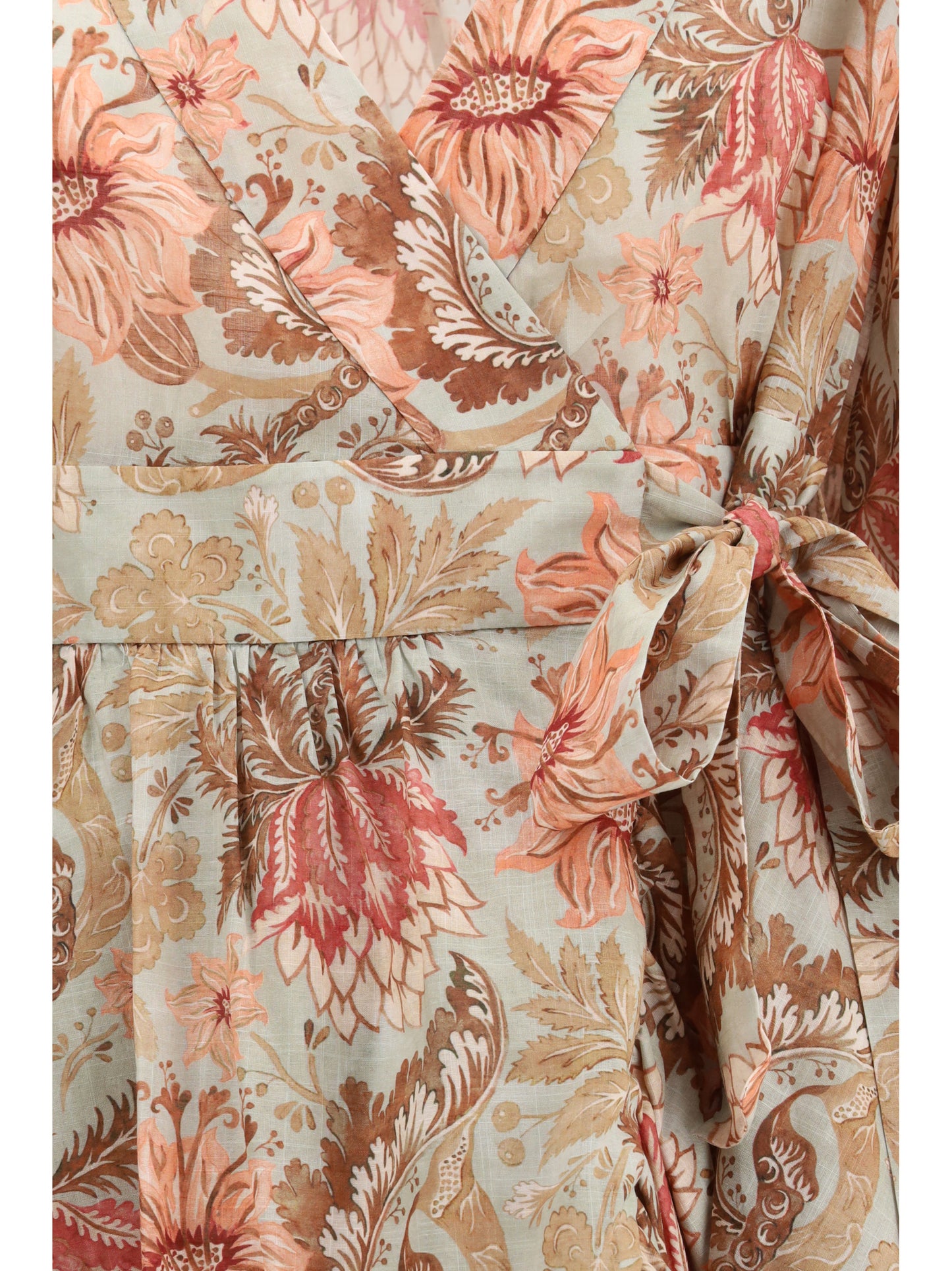 ZIMMERMANN Daylight wrap mini Dress