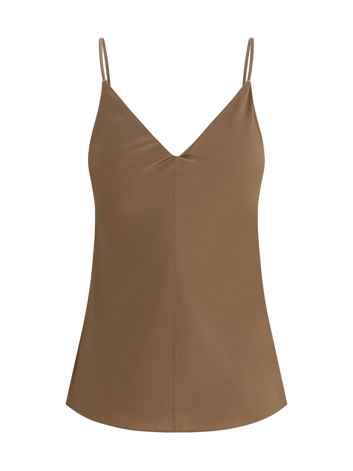Brunello Cucinelli Stretch silk Top - Praline