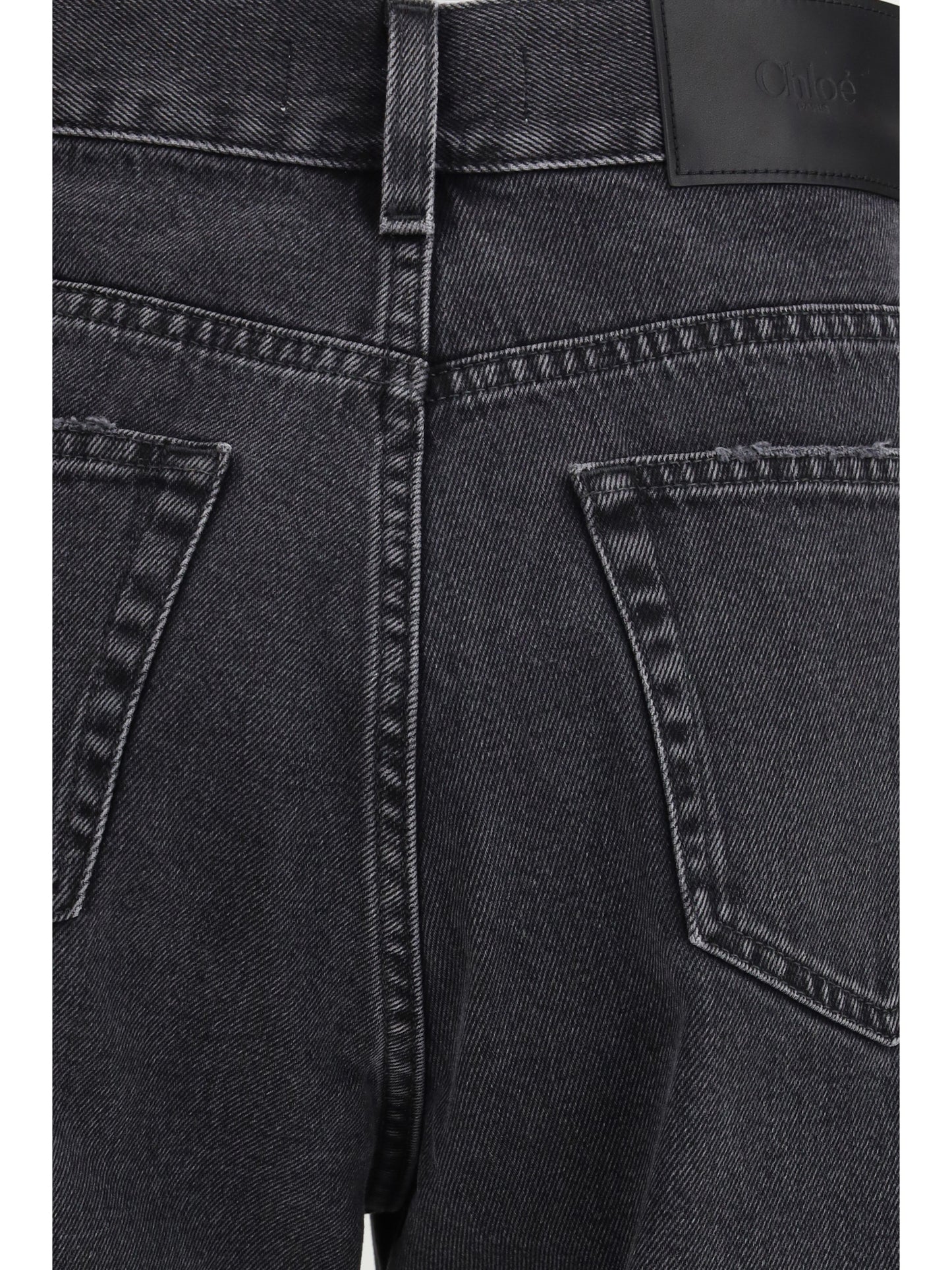 CHLOÉ High-Waisted Cropped Denim Jeans